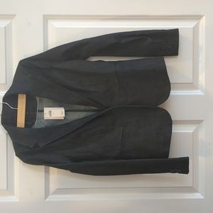 Banana Republic Factory Fitted Blazer in Deep Indigo Stretch Denim. Size 2.